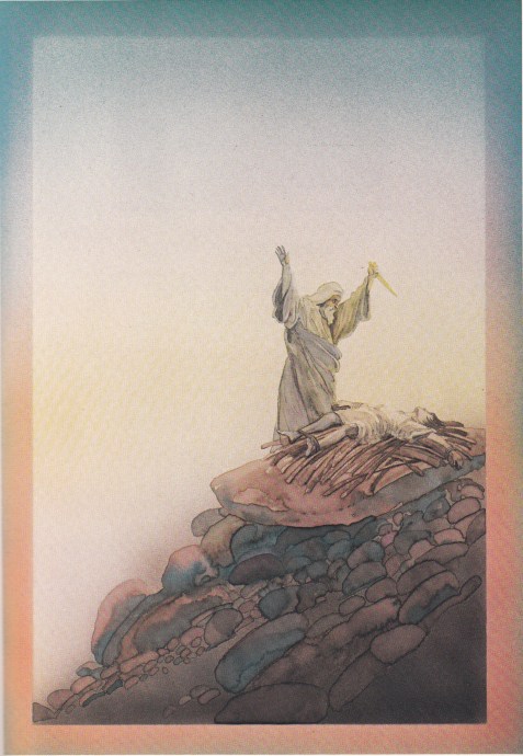 Michael Foreman illustration from City of Gold