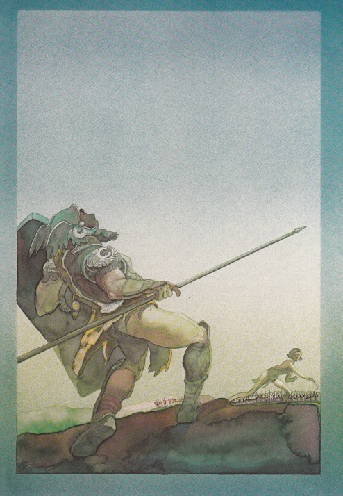 Michael Foreman illustration from City of Gold